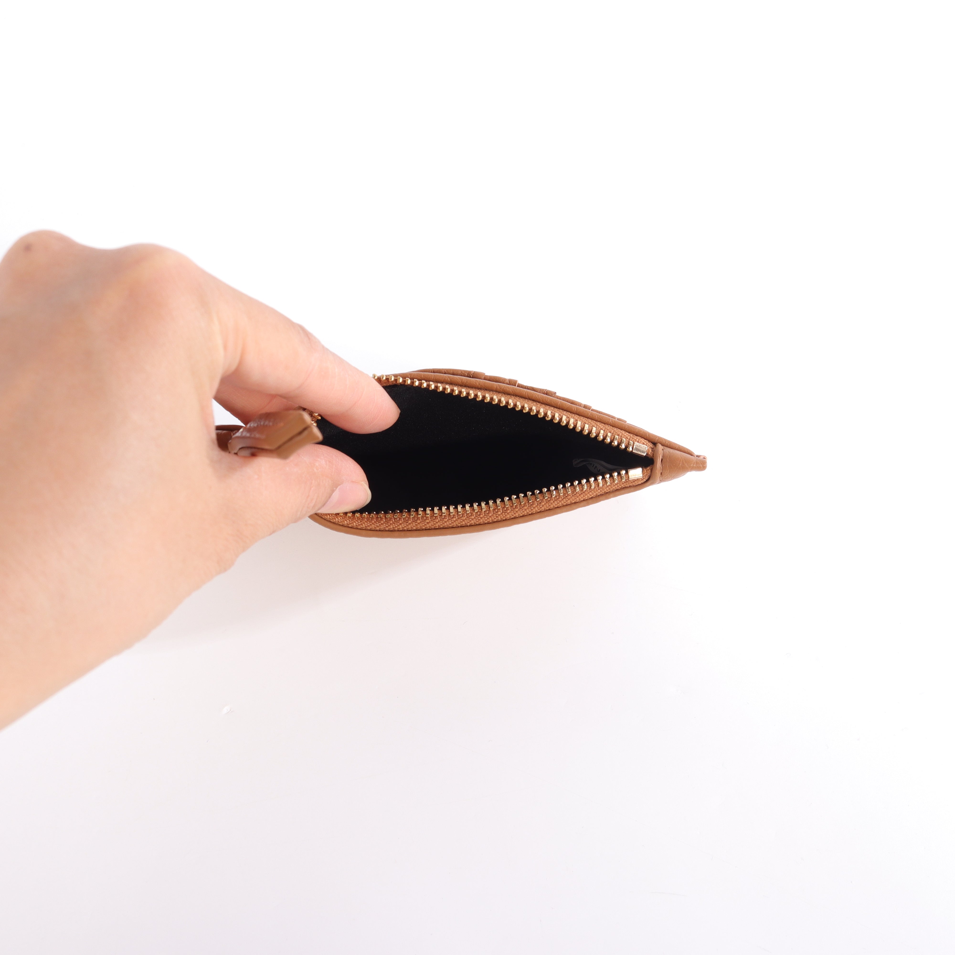 Minimalist Purse with Card Holder - Tan