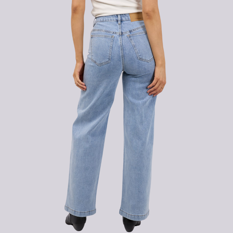 Jacqui Wide Leg Jean Light Blue