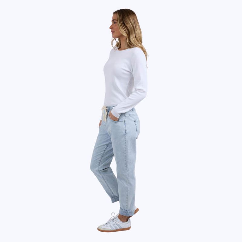 Juliette Jogger Jean Vintage Pale Blue