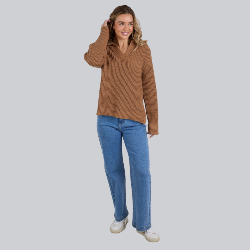 Carlton Knit Tan