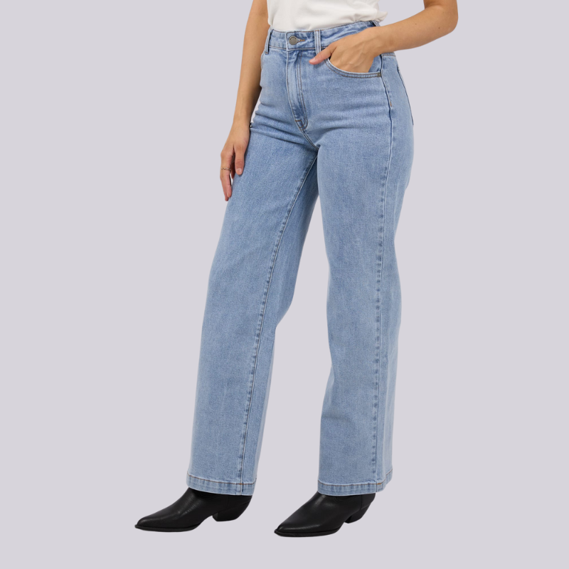 Jacqui Wide Leg Jean Light Blue