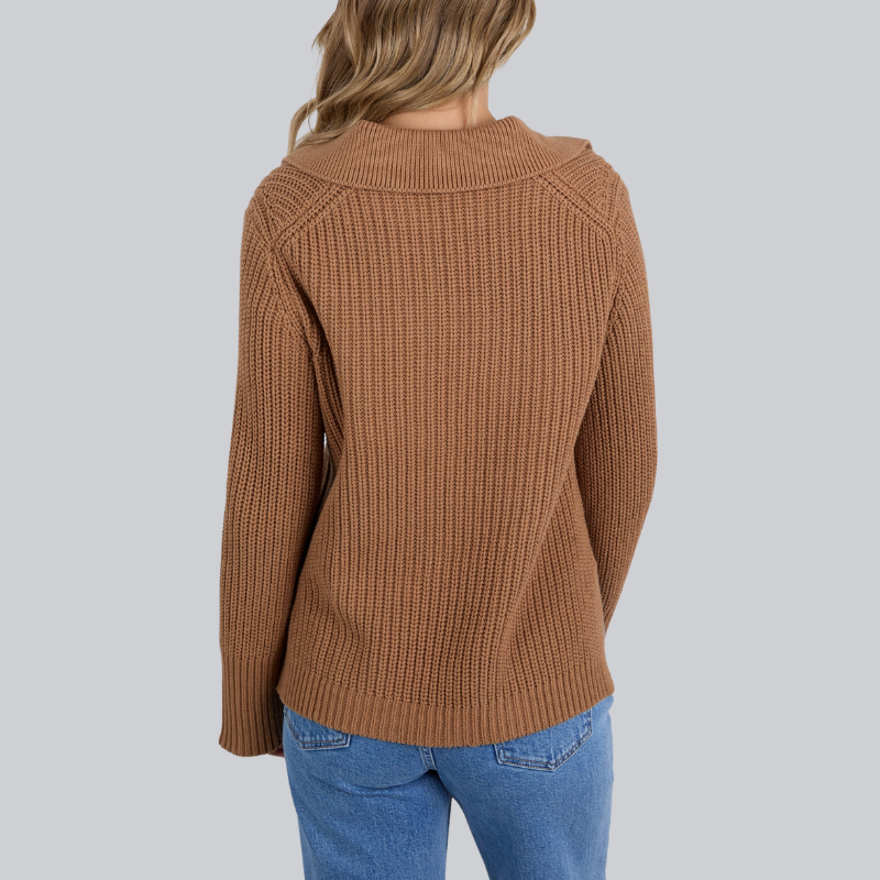 Carlton Knit Tan