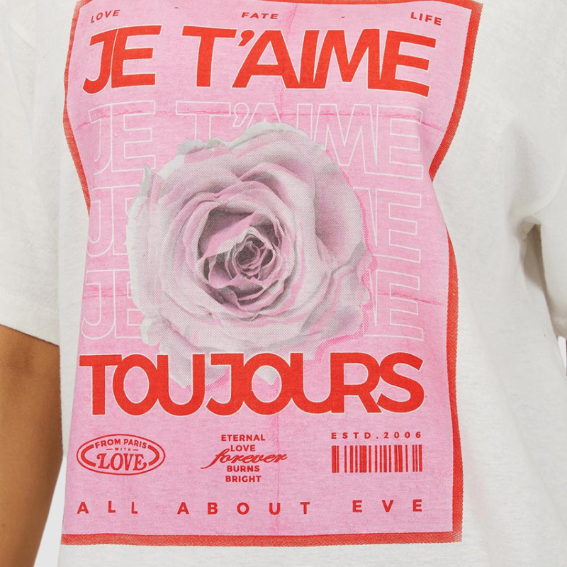 Je T'aime Oversized Tee size 12