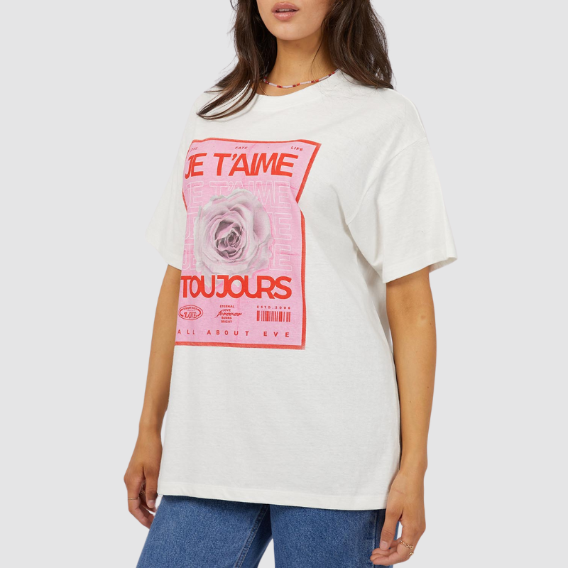 Je T'aime Oversized Tee size 12