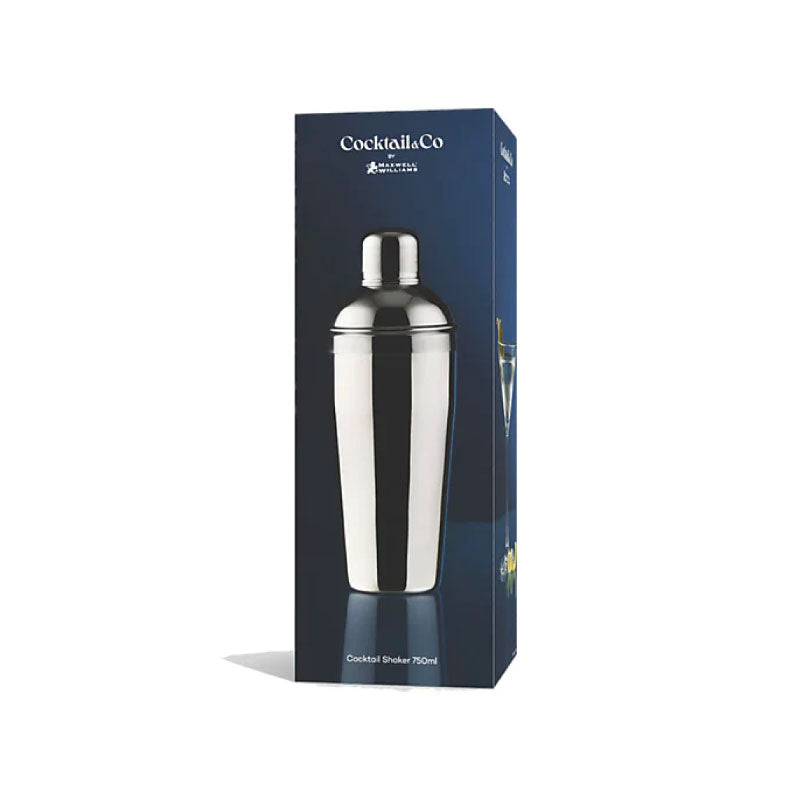 Cocktail n Co Cocktail Shaker 750ML Stainless Steel