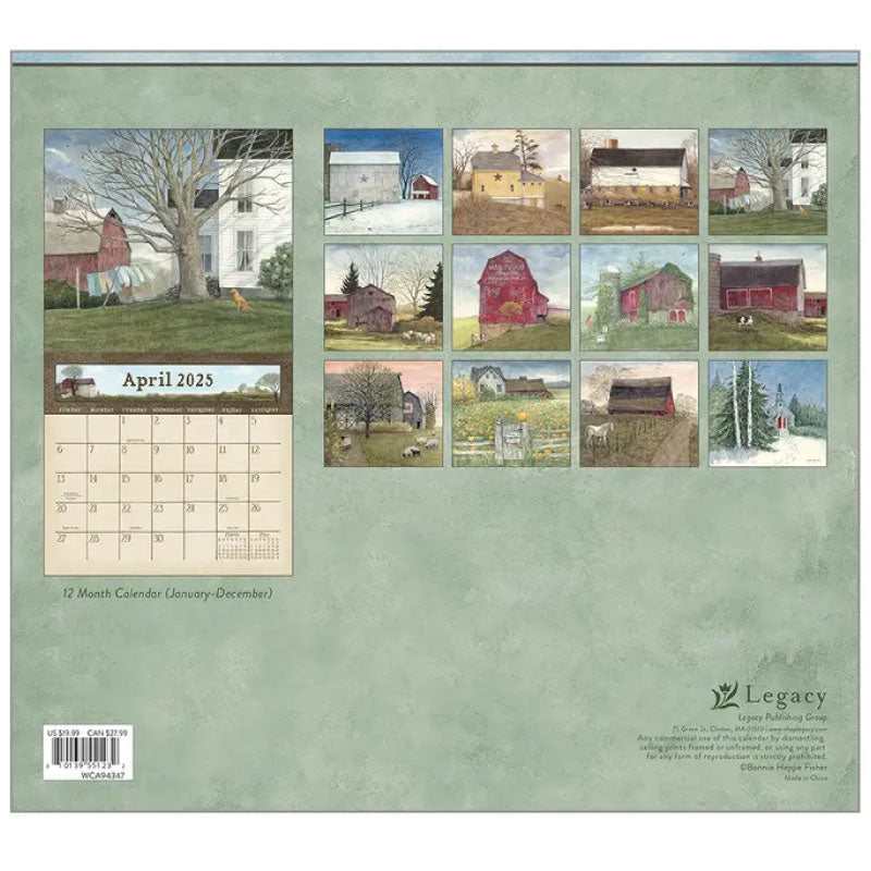 Country Path 2025 Legacy Calendar