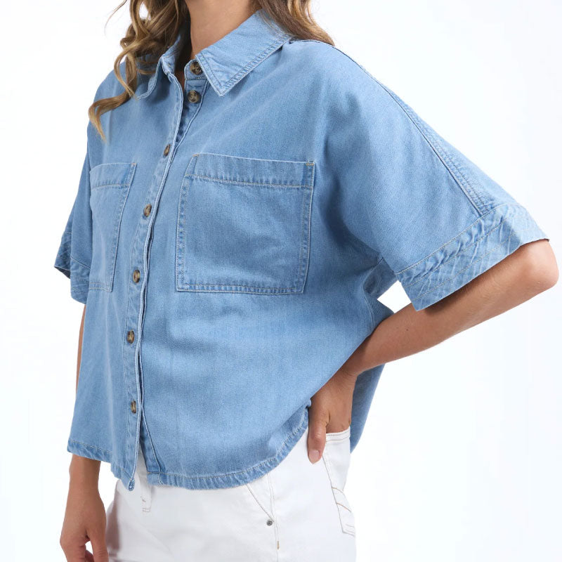 Demi SS Denim Jacket Light Blue Wash