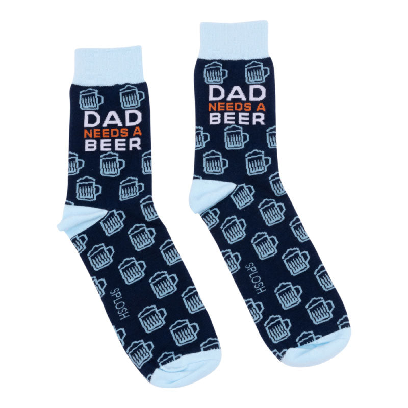 Fathers Day Beer Socks