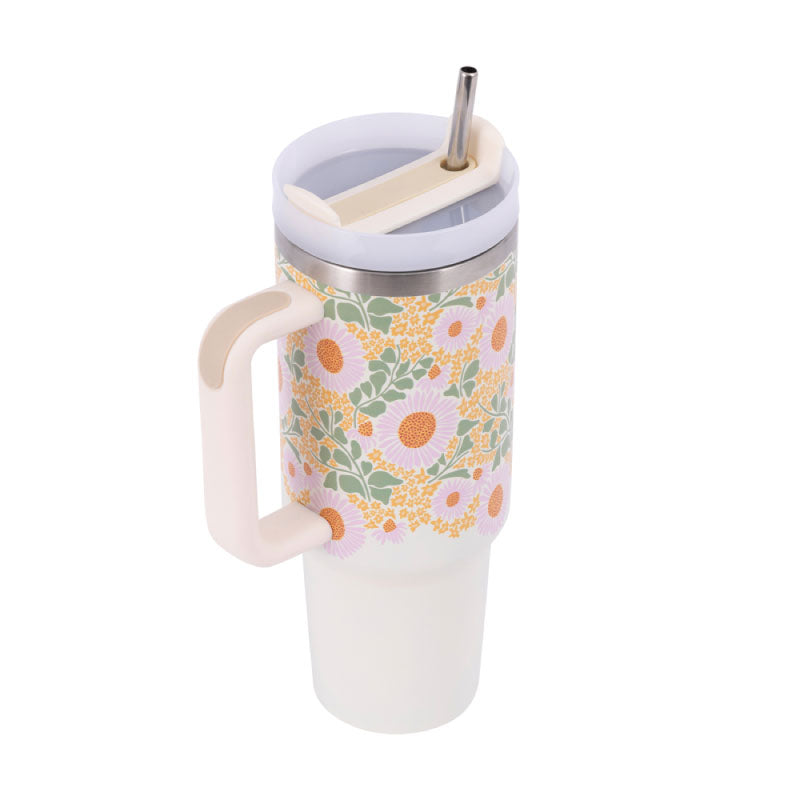 Picnic Spring Floral Insulated Tumbler