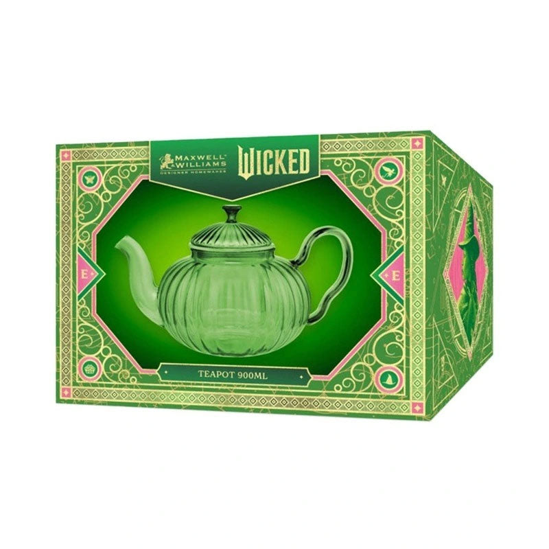 Wicked Pink Goes Good With Green Teapot 900ML Green