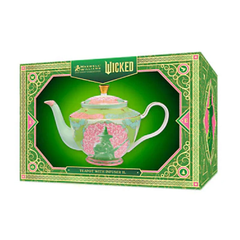 Wicked Pink Goes Good With Green Teapot With Infuser 500ML Elphaba