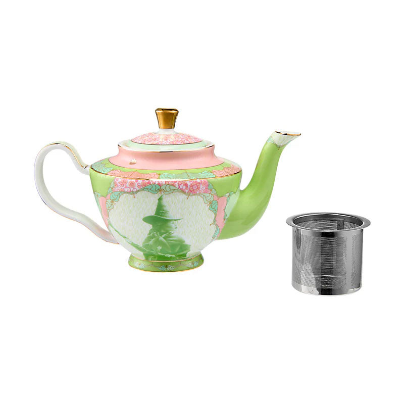 Wicked Pink Goes Good With Green Teapot With Infuser 500ML Elphaba