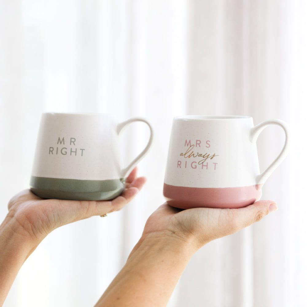 Mr Right & Mrs Always Right Mugs