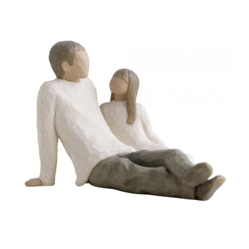 'Father & Daughter' Figurine