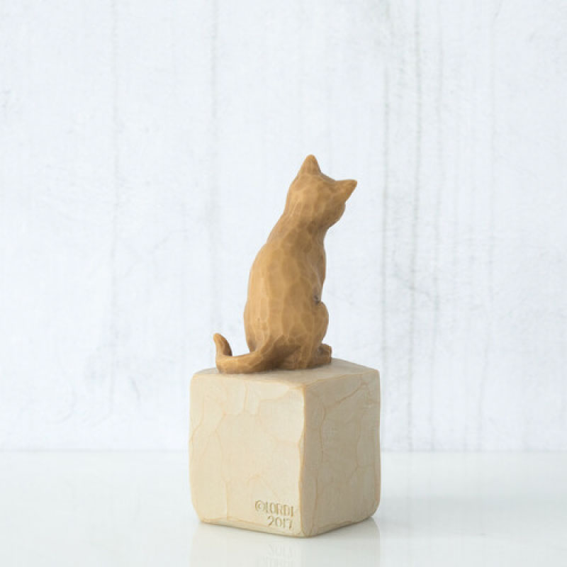 'Love my Cat (light)' Figurine