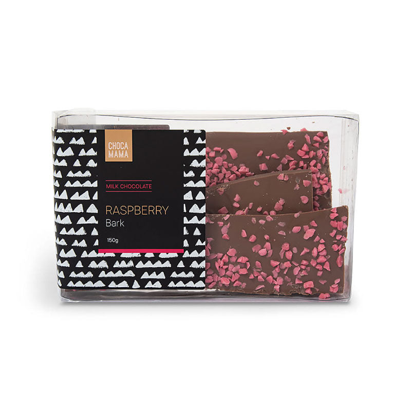 Milk Chocolate Raspberry Bark 150gm