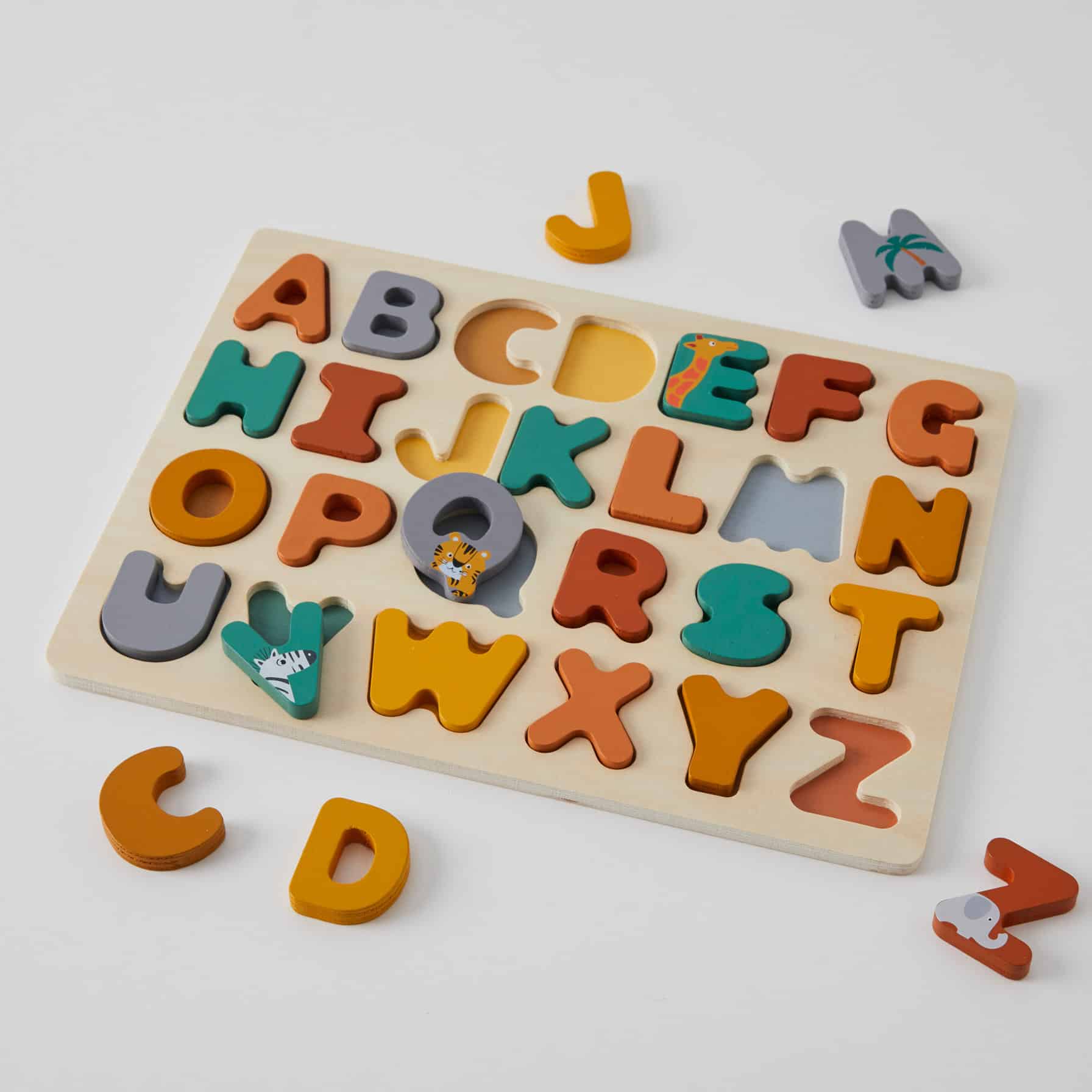 Wooden Alphabet Puzzle – Changing Seasons