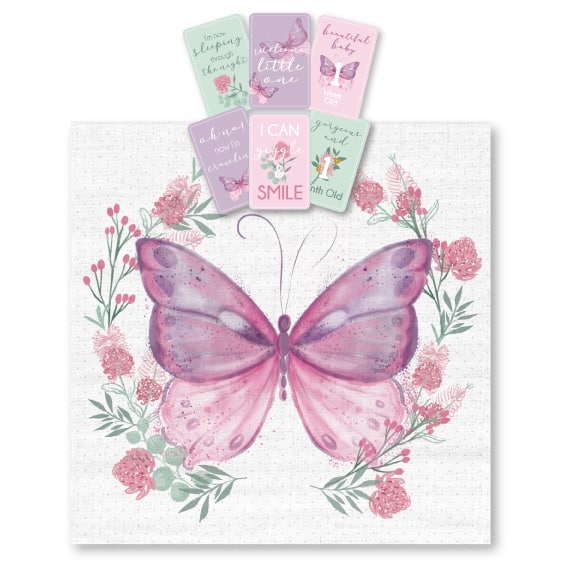 Milestone Muslin Set Butterfly